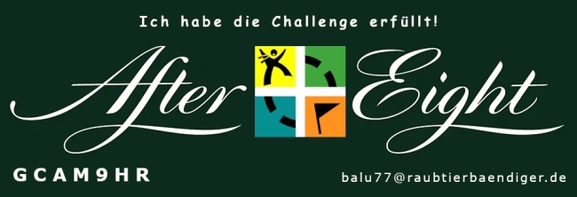 "After Eight"-Challenge (8 Cachetypen in Leipzig)