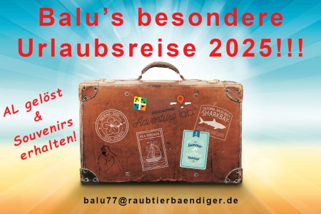 Balu’s besondere Urlaubsreise 2025!!!