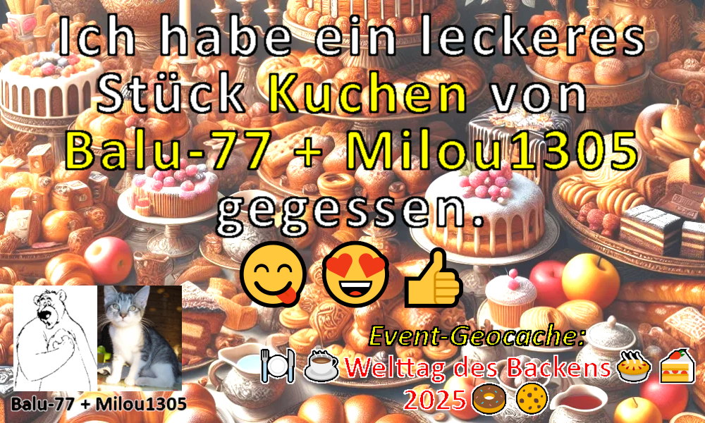 🍽️☕Welttag des Backens🥧🍰 2025🍩🍪